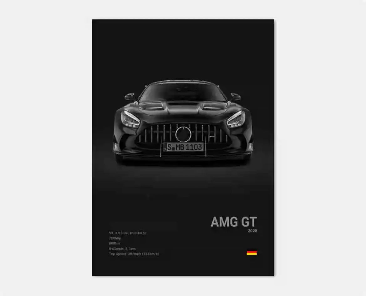 Poster MERCEDES AMG GT