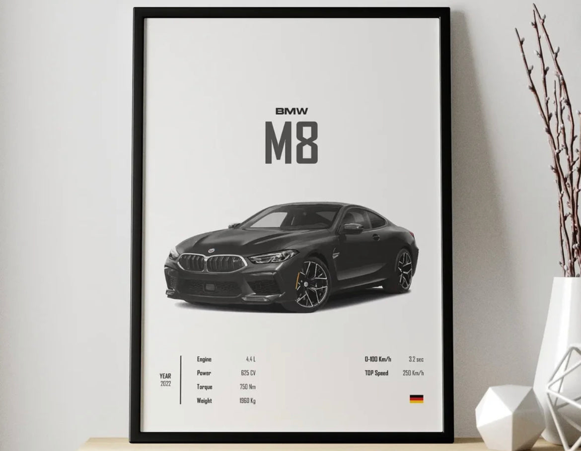 Poster BMW M8