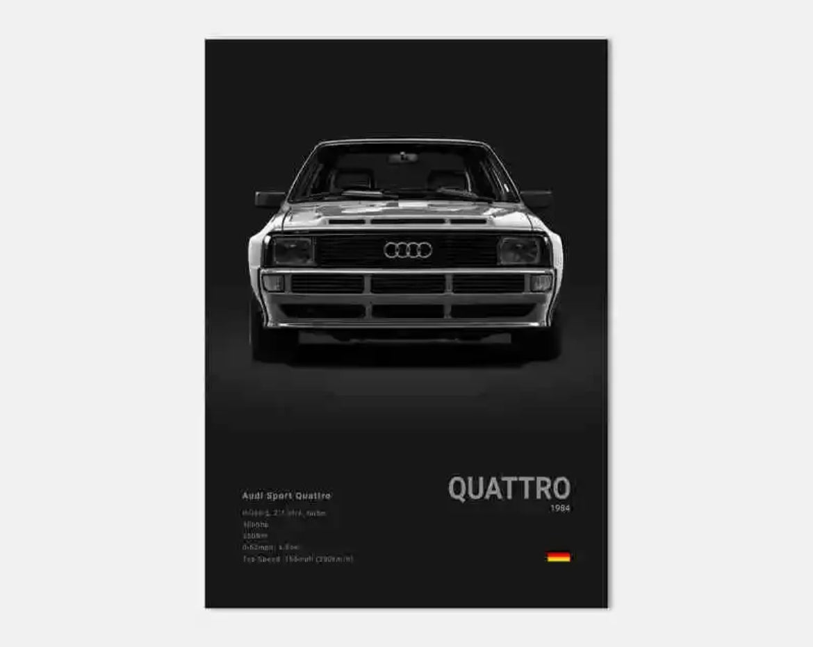 Poster Audi Quattro