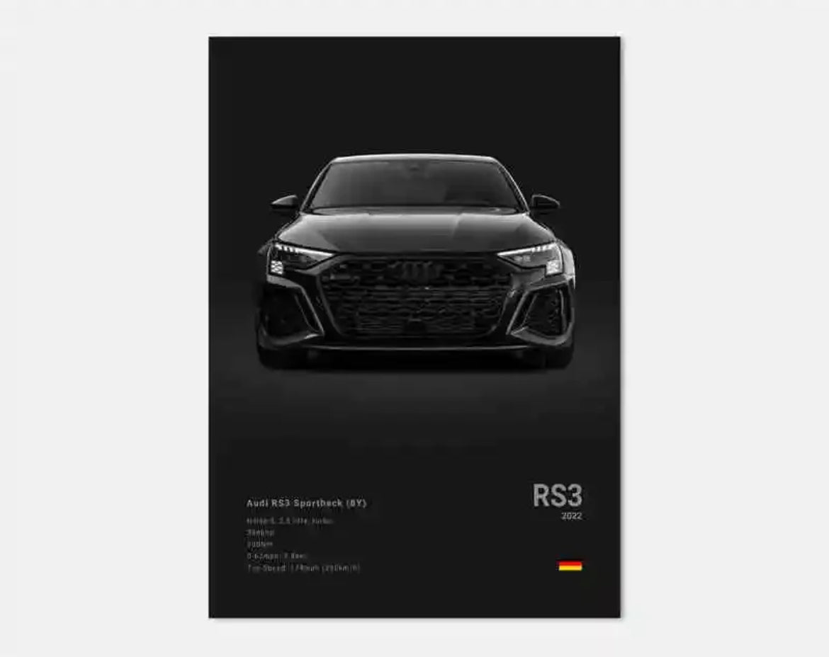 Poster Audi RS3