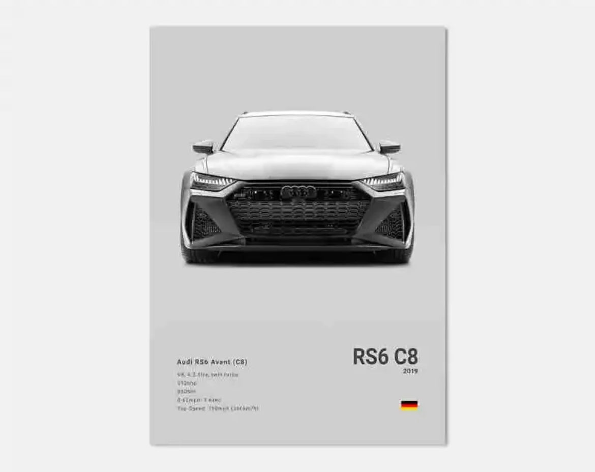Poster Audi RS6 C8 - 0