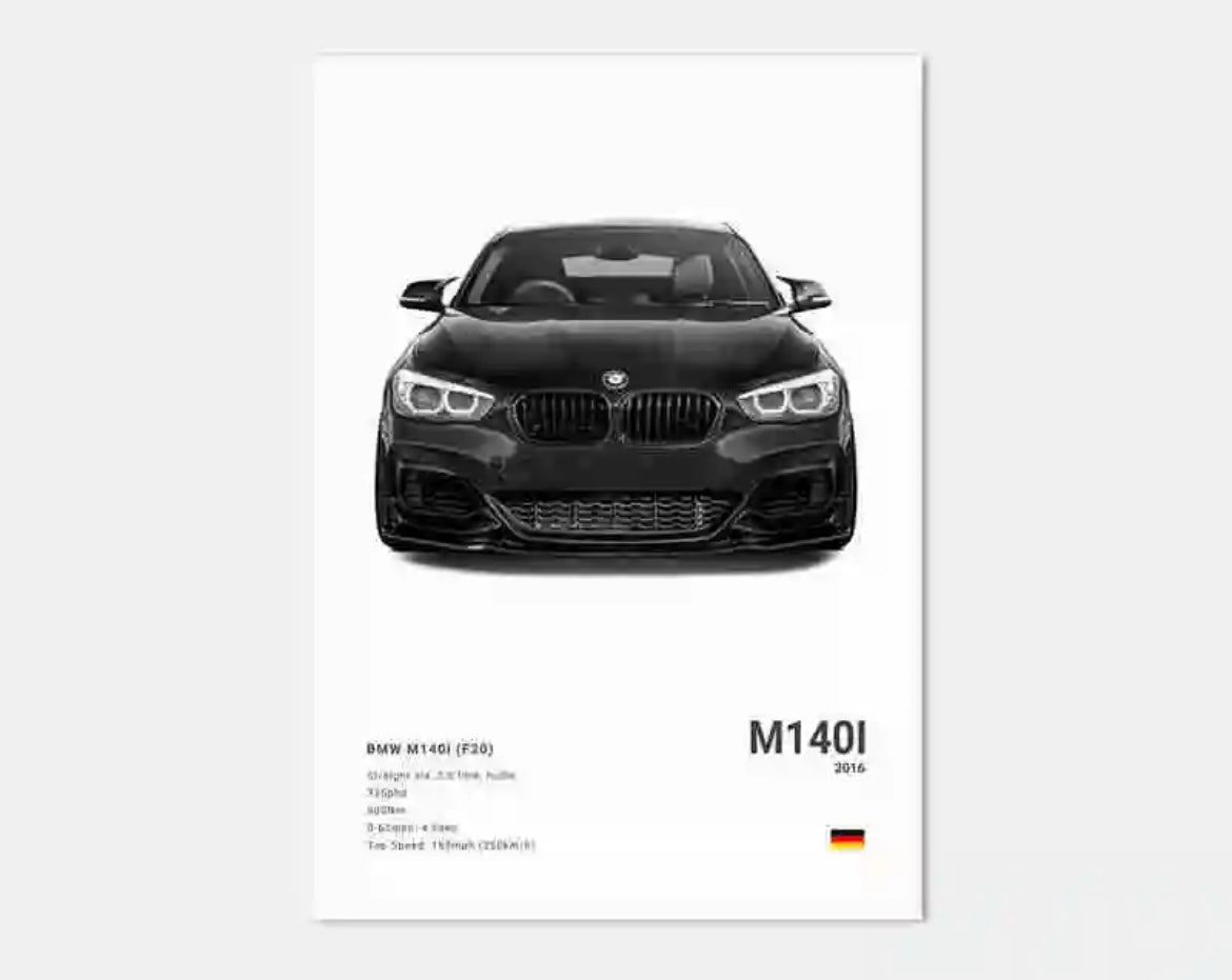 Poster BMW M140i