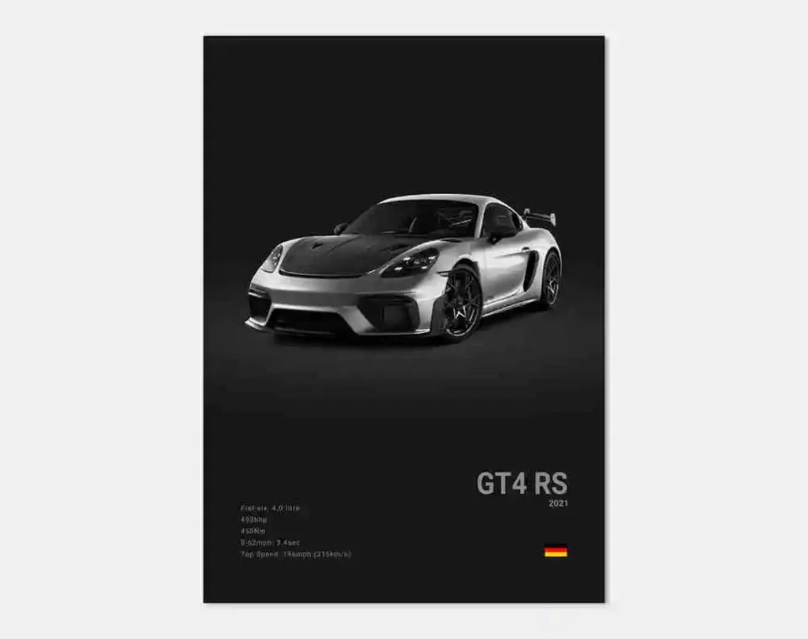 Poster PORSCHE GT4 RS