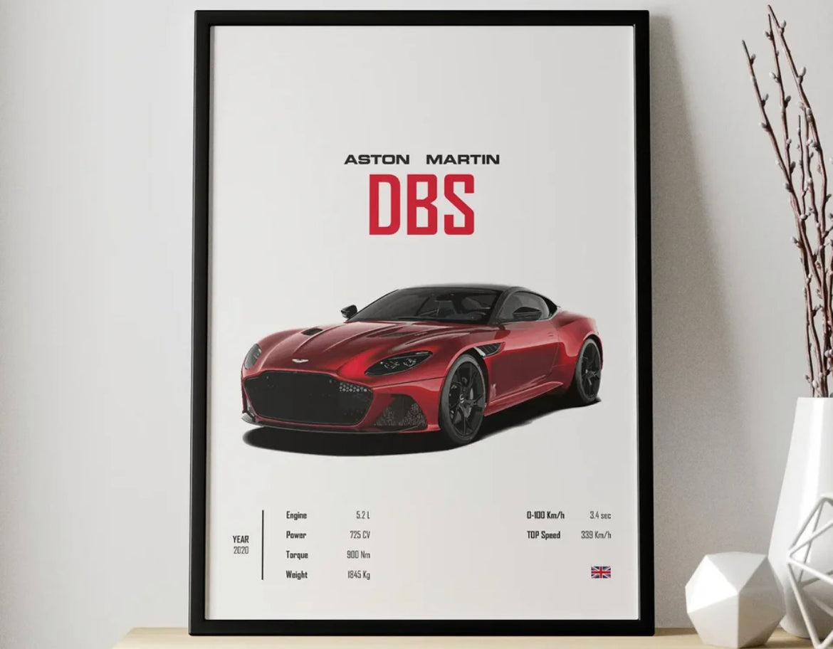 Poster Aston Martin DBS