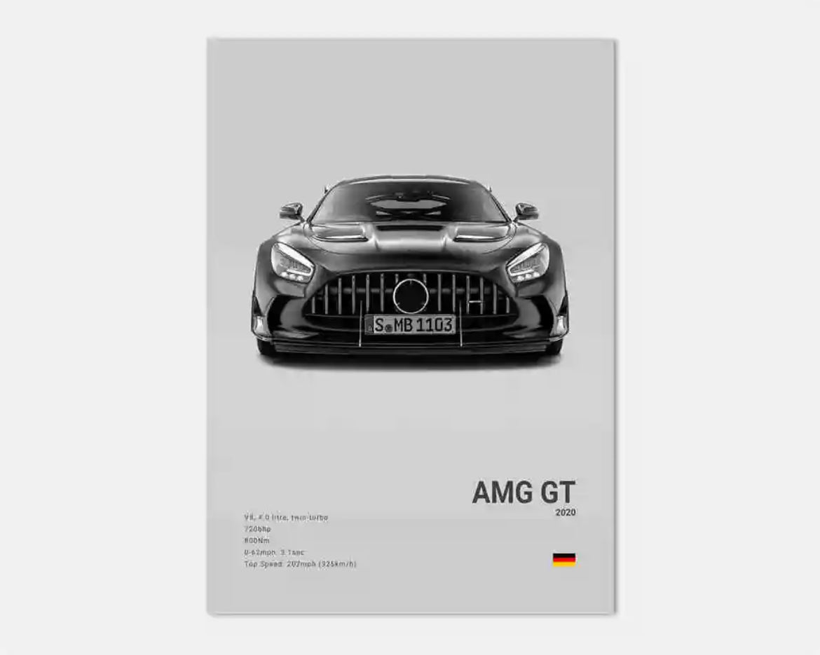 Poster MERCEDES AMG GT - 0