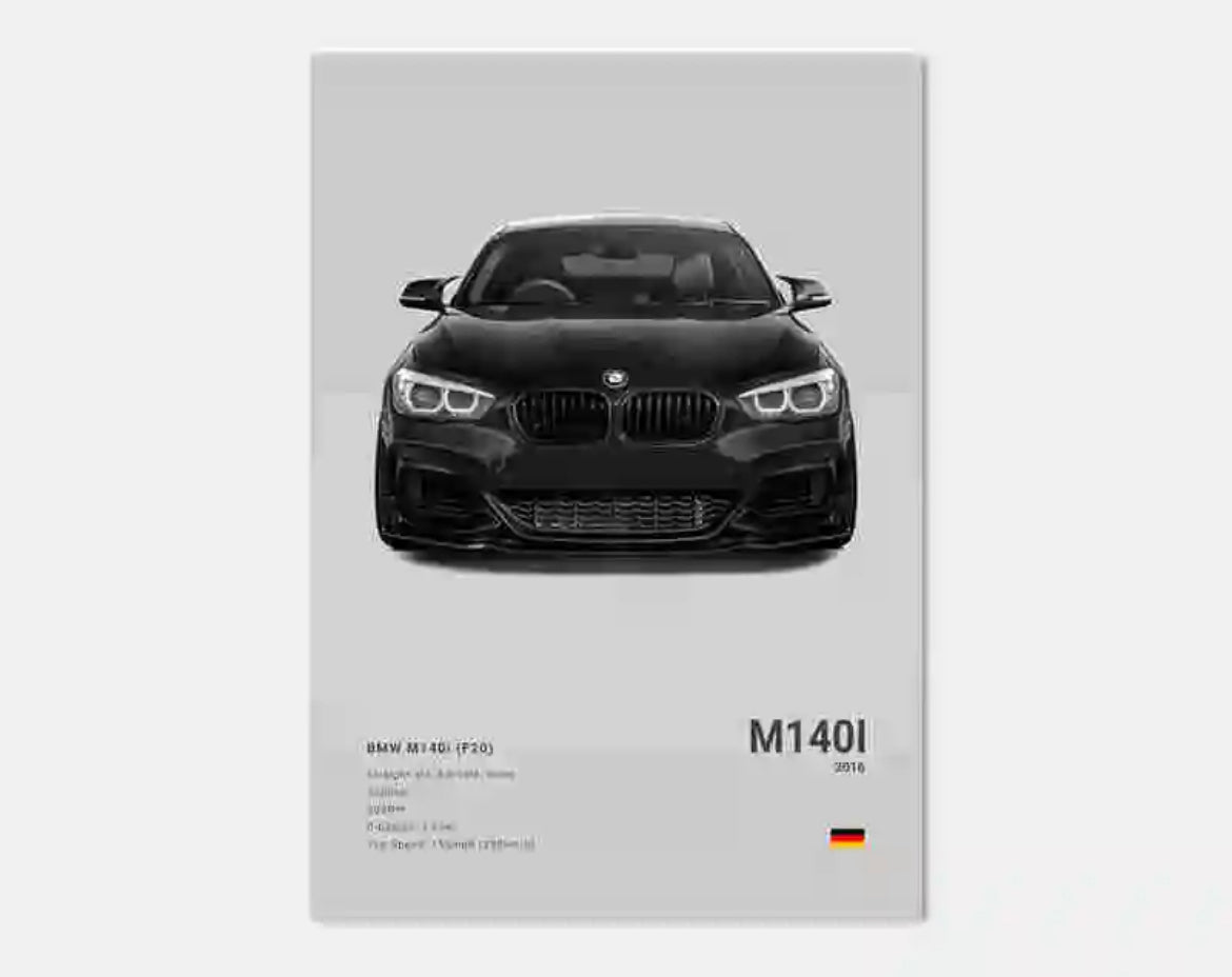 Poster BMW M140i - 0