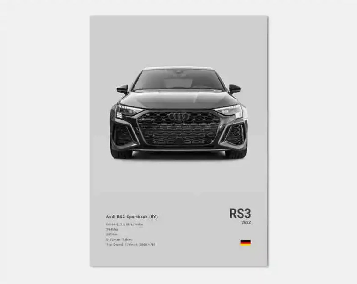Poster Audi RS3