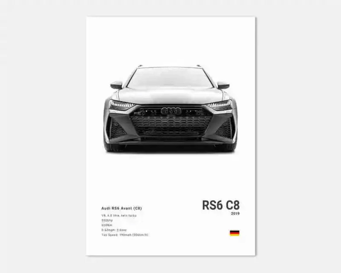 Poster Audi RS6 C8